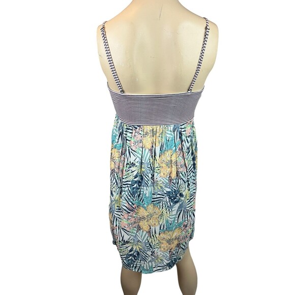 Roxy Sundress  Size M  Stripes & Floral w Removable Straps - Picture 2 of 10